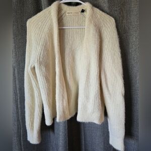 ANTHROPOLOGIE Sleeping On Snow Northbound Cardigan Sweater XS Ivory